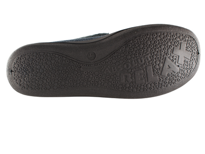 ZAPATILLA CASA MODELO 12249 COPETE LONDRES PLUMA MARINO