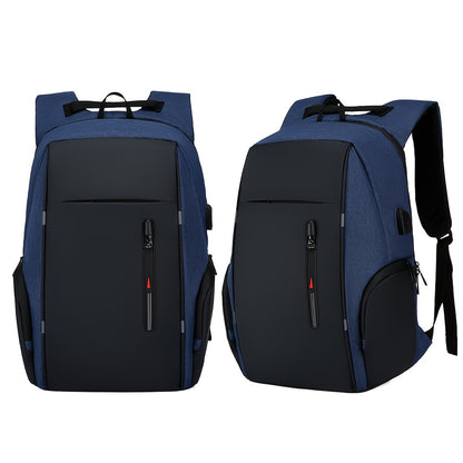 Mochila Antirrobo para Portátil de Hombre, Bolsa de Negocios de Gran Capacidad para Viaje, Bolsa de Hombro.