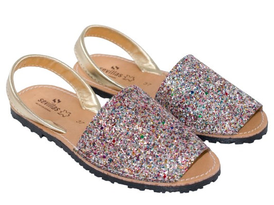 MENORQUINA GLITTER PURPURINA MULTICOLOR MODELO 2778