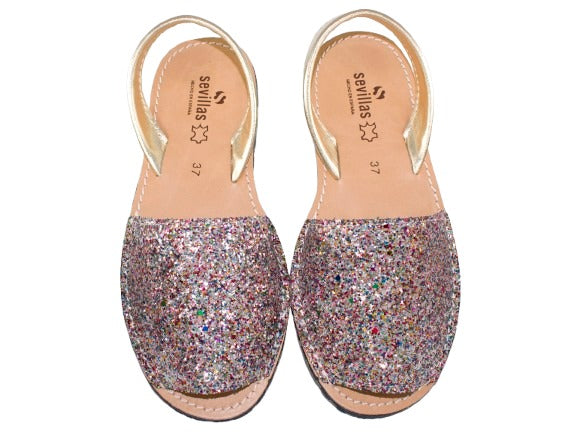 MENORQUINA GLITTER PURPURINA MULTICOLOR MODELO 2778