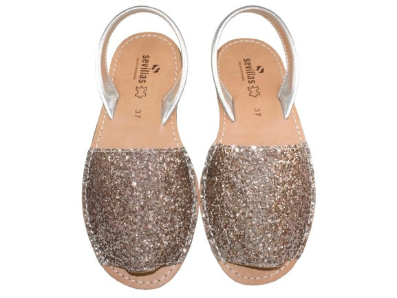 MENORQUINA GLITTER PURPURINA ORO MODELO 2778