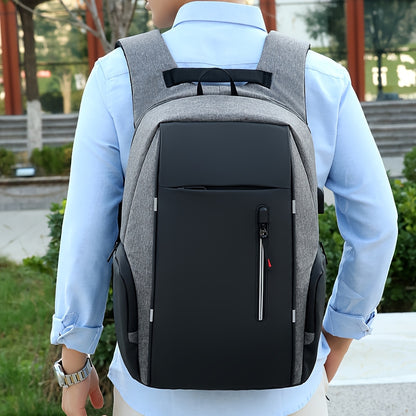 Mochila Antirrobo para Portátil de Hombre, Bolsa de Negocios de Gran Capacidad para Viaje, Bolsa de Hombro.