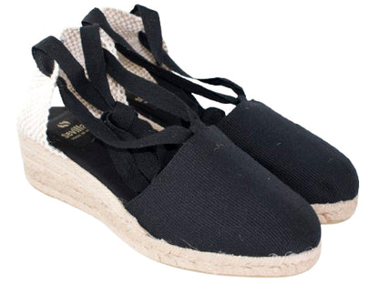 VALENCIANA CLASICA CINTA LONA 3 C. YUTE NEGRO