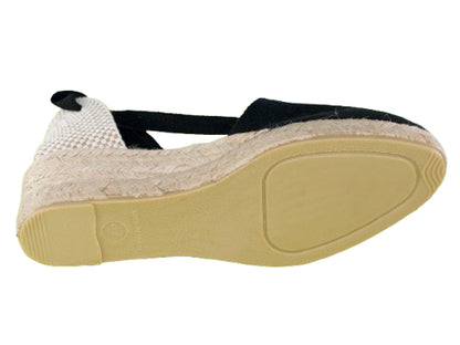 VALENCIANA CLASICA CINTA LONA 3 C. YUTE NEGRO