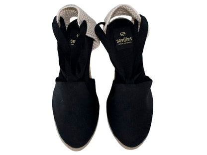 VALENCIANA CLASICA CINTA LONA 7 C. YUTE NEGRO