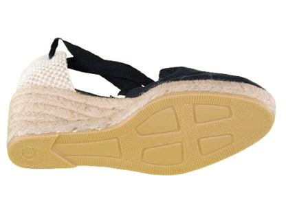 VALENCIANA CLASICA CINTA LONA 7 C. YUTE NEGRO