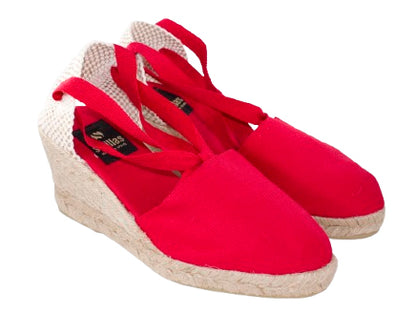 VALENCIANA CLASICA CINTA LONA 7 C. YUTE ROJO