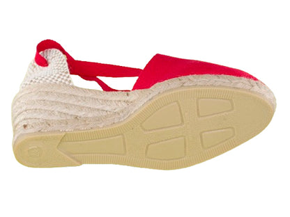 VALENCIANA CLASICA CINTA LONA 7 C. YUTE ROJO