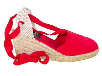 VALENCIANA CLASICA CINTA LONA 7 C. YUTE ROJO