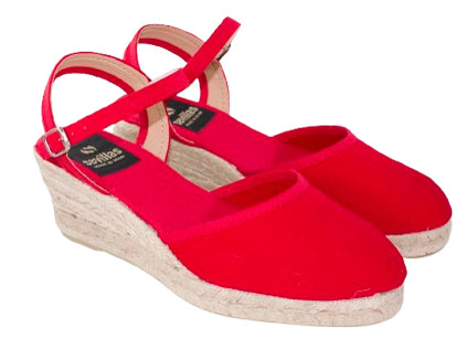 SANDALIA PULSERA GRANITO 4C YUTE ROJO