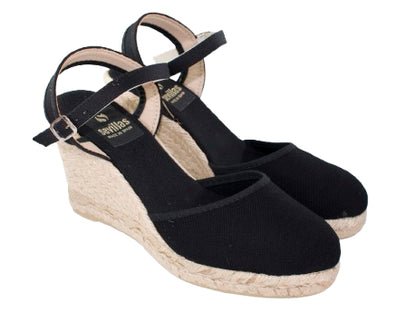 SANDALIA PULSERA GRANITO 7C. YUTE NEGRO