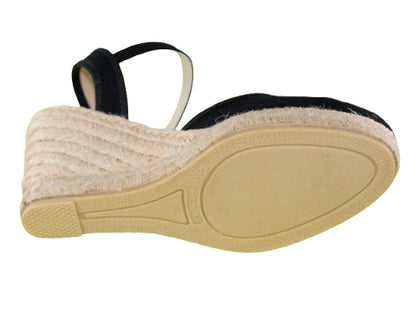 SANDALIA PULSERA GRANITO 7C. YUTE NEGRO