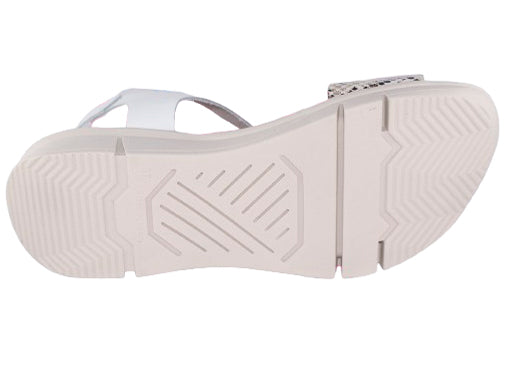 SANDALIA CAIRON PLANTA GEL PIEL BLANCO MODELO 381