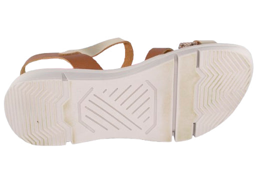 SANDALIA CAIRON LAMINADA PLANTA GEL PIEL CUERO MODELO 382