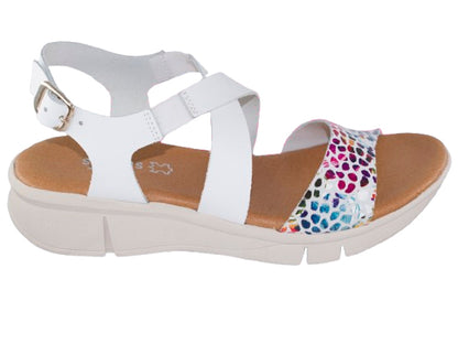 SANDALIA KATRINA PLANTA GEL PIEL BLANCO 383