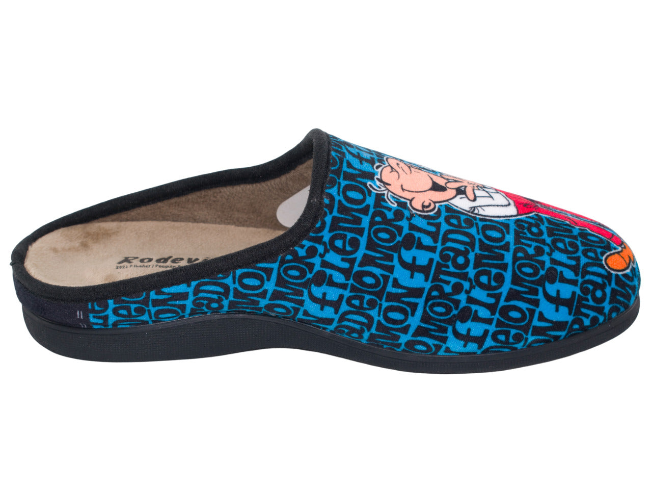 ZAPATILLA CASA MODELO 539 AGENTES MORTADELO Y FILEMON