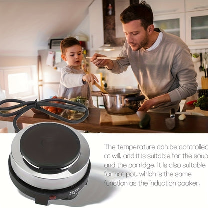 Estufa eléctrica pequeña, calentador eléctrico, calentador para cafetera moka, tetera, herramienta de bricolaje para velas de aromaterapia, portátil.