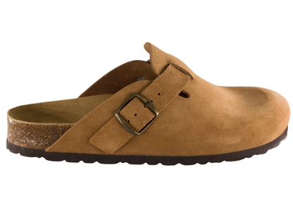 ZUECO BIO PIEL SERRAJE HEBILLA MUSCADE