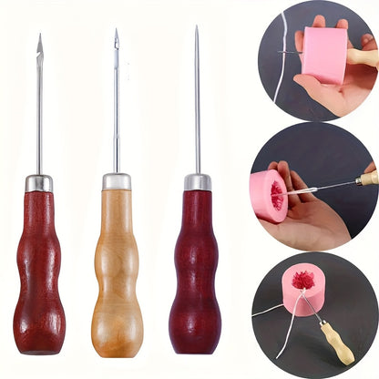 Juego de 3 herramientas para hacer velas.