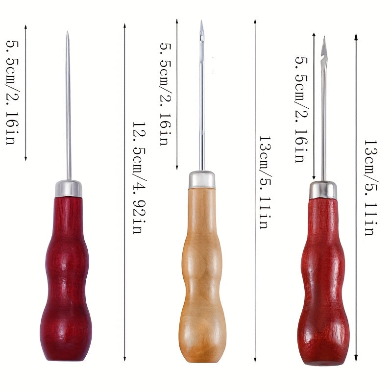 Juego de 3 herramientas para hacer velas.