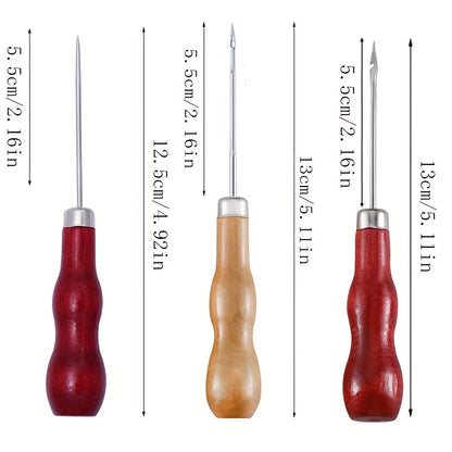 Juego de 3 herramientas para hacer velas.