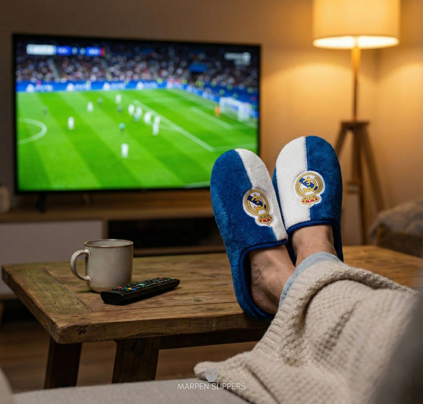 ZAPATILLA FUTBOL O*F*I*C*I*A*L REAL MADRID de andar por casa