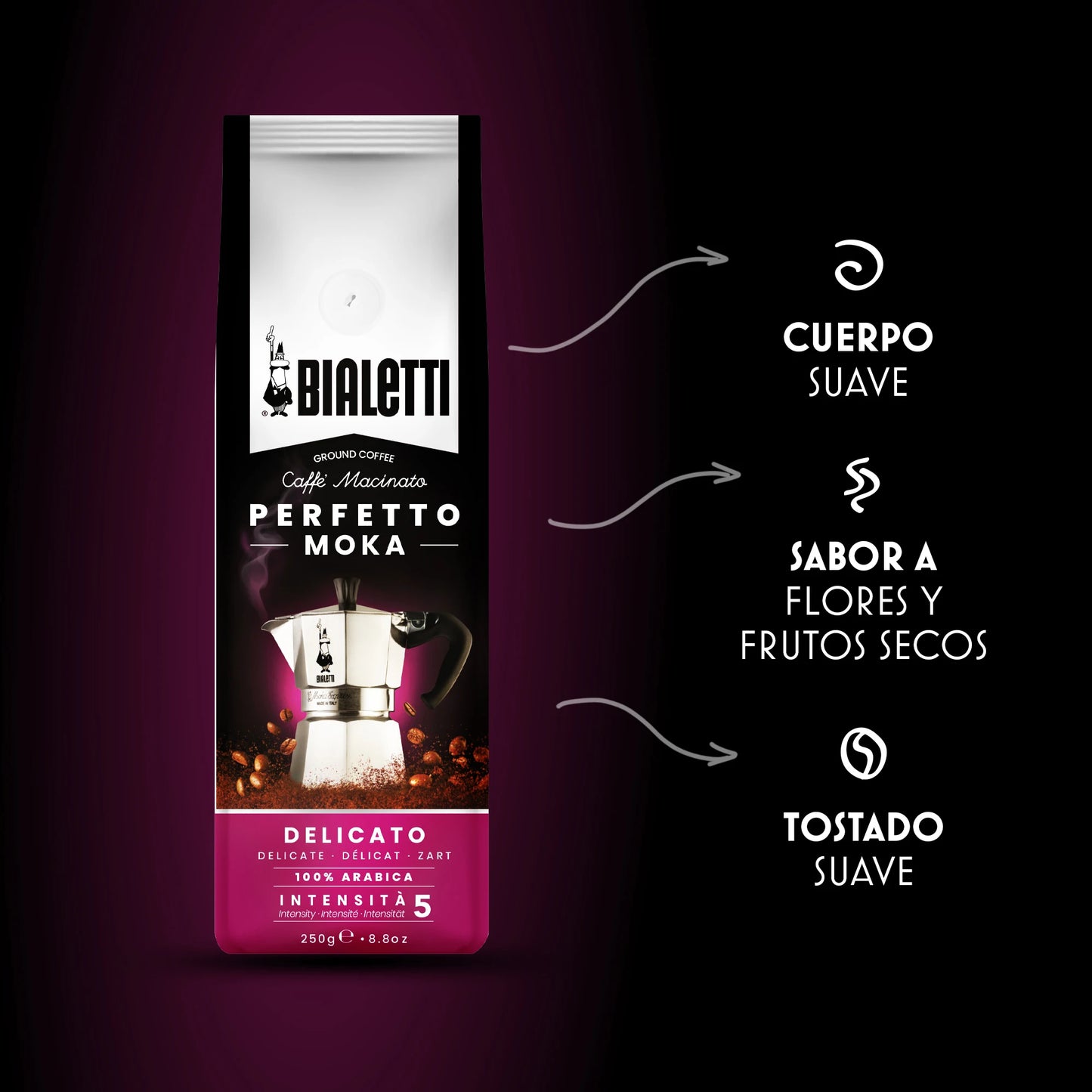 Café molido italiano Bialetti