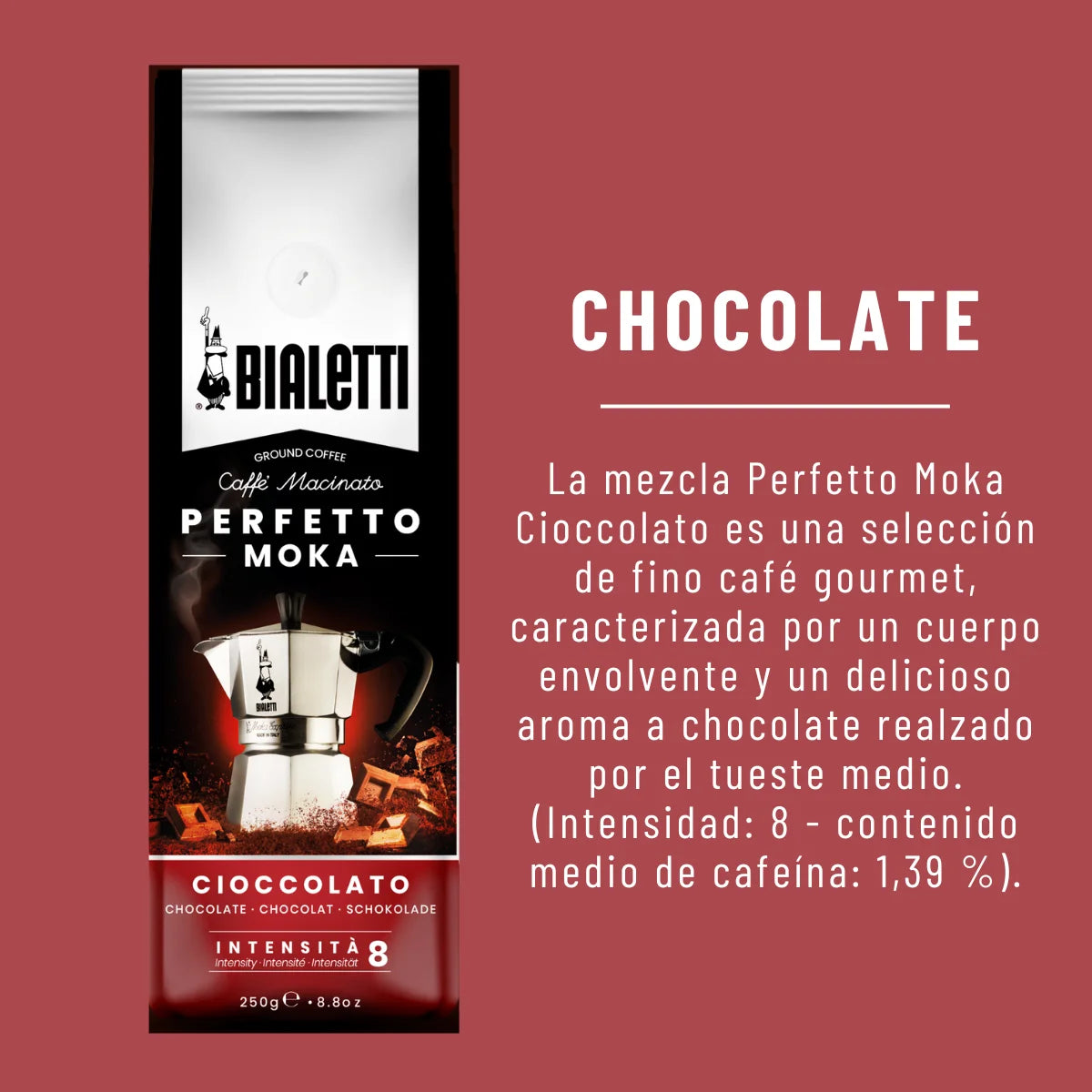 Café molido italiano Bialetti