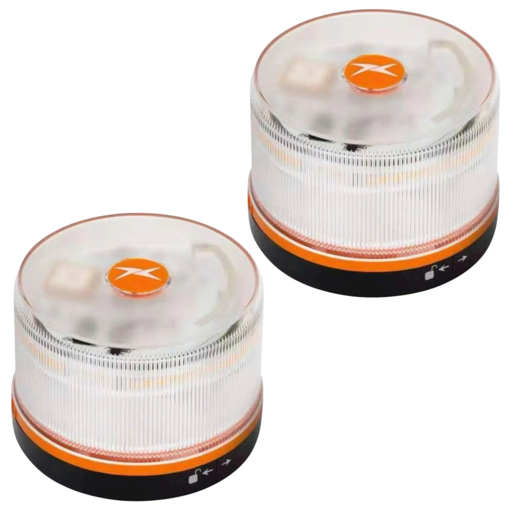 Baliza V16 Homologada DGT con Geolocalización y Señal LED 360º de Alta Intensidad para Máxima Seguridad en Carretera durante Averías, Paradas o Emergencias con Base Imantada.