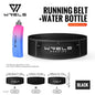 Riñonera WRELS multifuncional invisible para correr, gran capacidad, transpirable, ideal para maratón y triatlón.