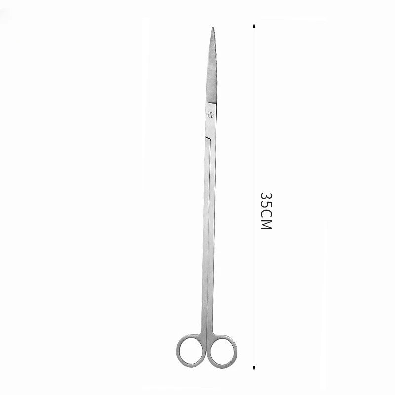 Juego de herramientas para plantas acuáticas de 35 cm/38 cm, tijeras, aplanador de arena y podador de plantas acuáticas para mantenimiento de peceras.