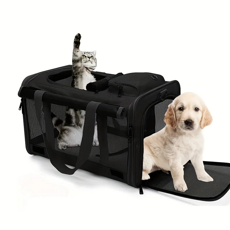 Transportín para gatos grandes y medianos Transportín suave para gatos grandes y medianos y cachorros Transportines para gatos