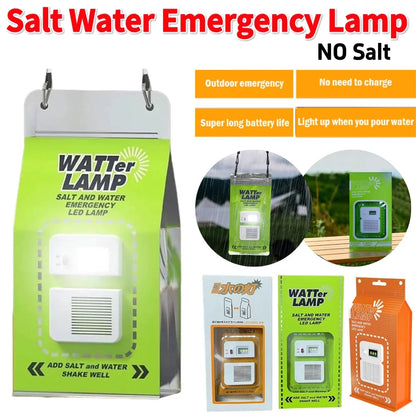 Lámpara de emergencia LED para agua salada.