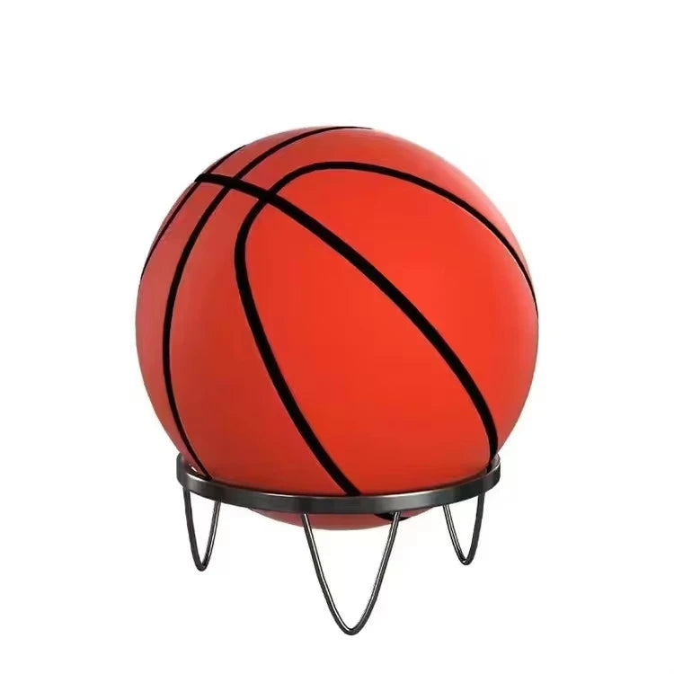 Soporte de metal para balones de fútbol, baloncesto, voleibol.