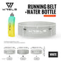 Riñonera WRELS multifuncional invisible para correr, gran capacidad, transpirable, ideal para maratón y triatlón.