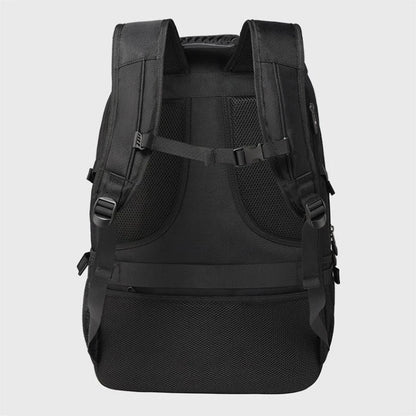 Mochila de viaje grande para hombre, 50 l y 80 l, con compartimento independiente para zapatos, ideal para deportes al aire libre, impermeable, color negro.