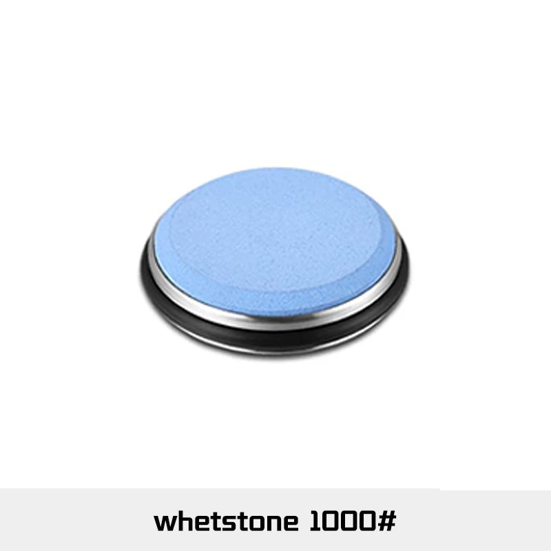 Kit de afilador de cuchillos de 4 ángulos con rodillo de filo recto y piedra de afilar de diamante industrial.