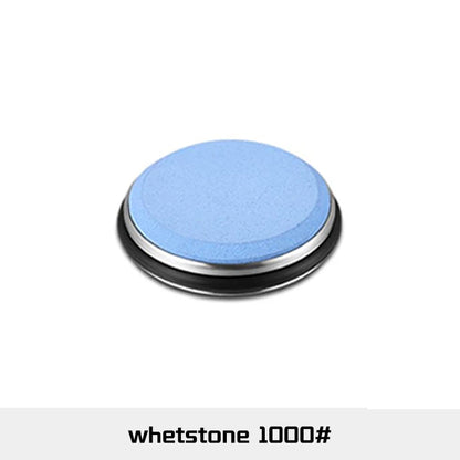 Kit de afilador de cuchillos de 4 ángulos con rodillo de filo recto y piedra de afilar de diamante industrial.