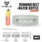 Riñonera WRELS multifuncional invisible para correr, gran capacidad, transpirable, ideal para maratón y triatlón.