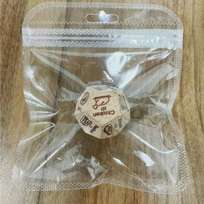 Regalo de San Valentín para él y ella, dados para tomar decisiones culinarias en citas nocturnas, regalos divertidos para parejas: novios, novias, aniversarios y cumpleaños.