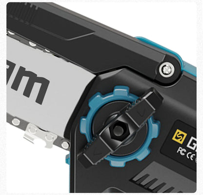 Tijeras de motosierra eléctrica telescópica sin escobillas Gisam 4 en 1, herramienta de poda para ramas altas de jardín, compatible con batería Makita de 18 V.