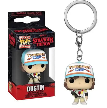 Llavero Funko Pop Pocket Pop de Stranger Things Eleven, Robin, Barb, Steve Dustin, llavero, modelo de juguete, regalo para adultos y niños.