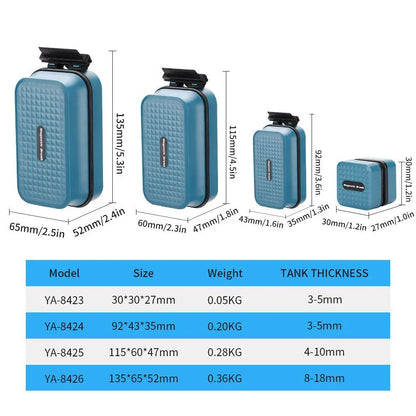 Limpiador magnético para acuarios con raspador de algas, cepillo de doble cara, herramienta de limpieza para peceras, accesorios para acuarios.