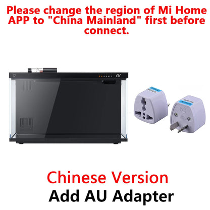 ACUARIO 20L INTELIGENTE. Funciona con la aplicación para el móvil Mijia. Sistema de iluminación y alimentación inteligente.