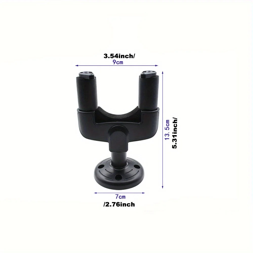 Soporte de pared para guitarra eléctrica, acústica, mandolina, ukelele, bajo, accesorios de tornillo.