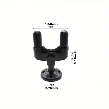 Soporte de pared para guitarra eléctrica, acústica, mandolina, ukelele, bajo, accesorios de tornillo.