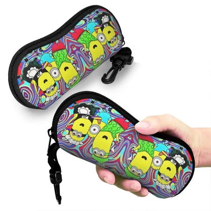 Estuche para gafas de carretera M-Minions personalizado para mujeres y hombres, bolsa protectora suave para gafas de sol de dibujos animados M-Minions