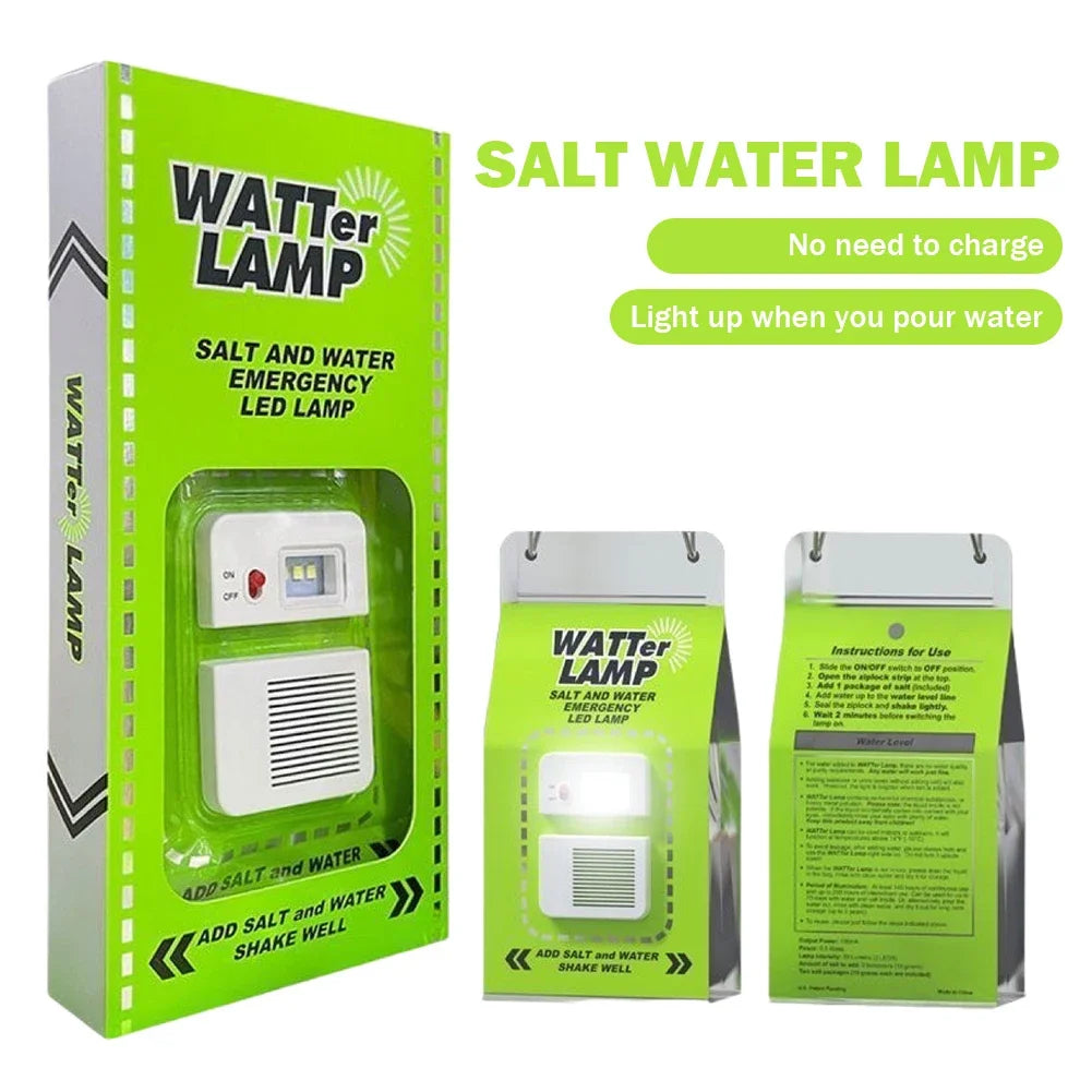 Lámpara de emergencia LED para agua salada.
