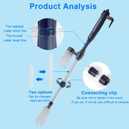 Nuevo cambiador de agua eléctrico para acuario.