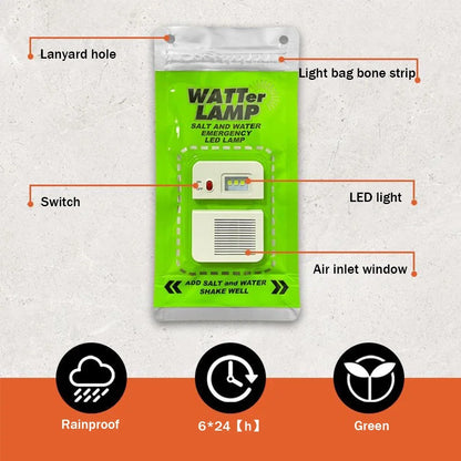 Lámpara de emergencia LED para agua salada.